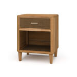 Lexington 1 Drawer Bedside Table W/ Rattan