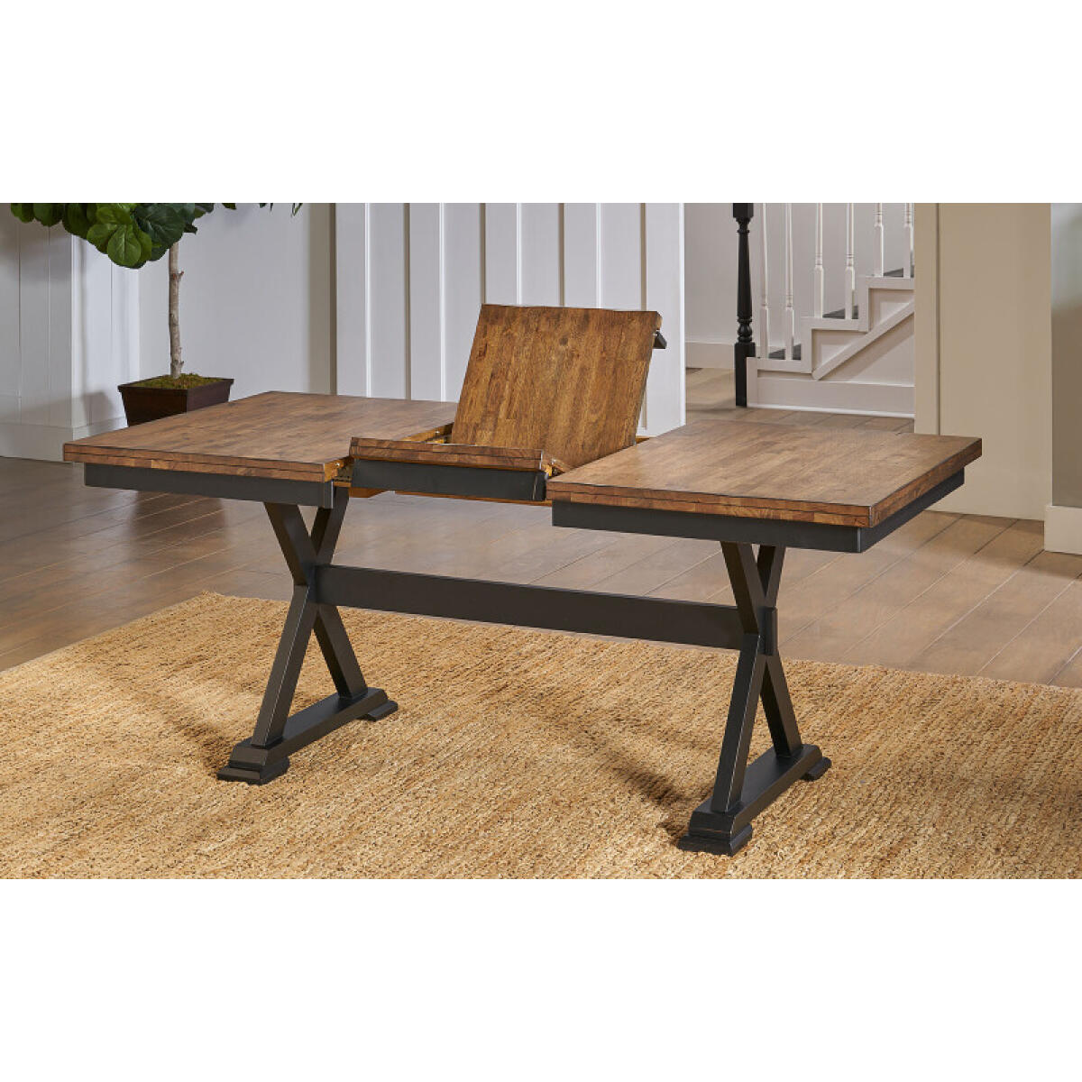 275480e7c7d97dc9bda524739d760109 Stormy Ridge Dining Trestle Table - STOBL6300 - Image 1