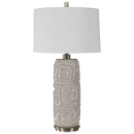 Zade Table Lamp, Gray Lighting Gray 20