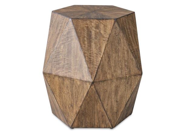 Volker Accent Table, Honey Chairside Tables Brown 2