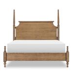 Complete High/low Poster Bed 6/6 King Beds Barnwood Oak 22
