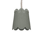 Scalloped Rattan Pendant Lighting Bramble 14