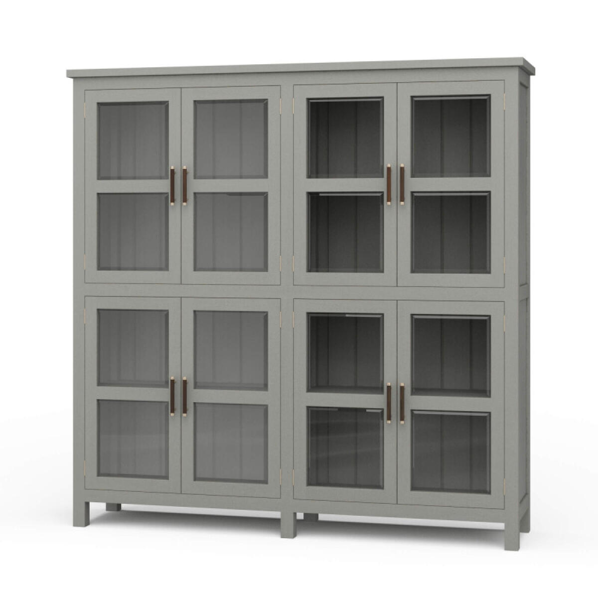 27f2e4aa32f446ec3a120ef725abd685 Madrone 8 Door Display Cabinet - Image 1