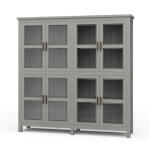 Madrone 8 Door Display Cabinet