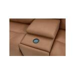Fletcher Leather Power Reclining Sectional - Image 9