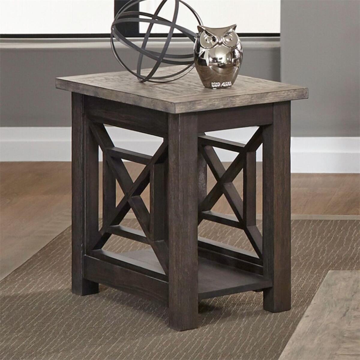 Heatherbrook Chair Side Table Chairside Tables Brown 2 Heatherbrook Chair Side Table Chairside Tables Brown 2