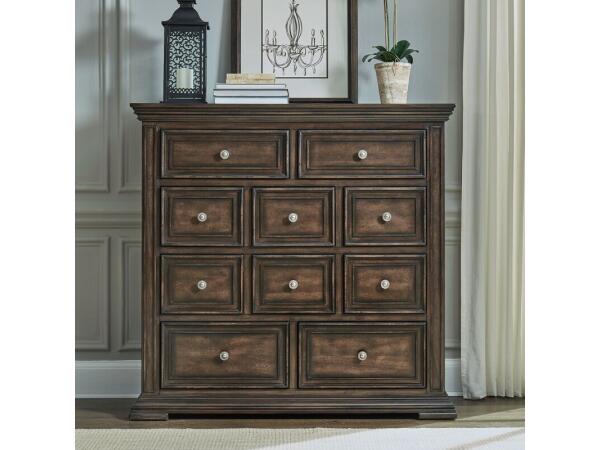 Big Valley 10 Drawer Chesser Dressers Brown