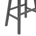 Creations 24 Inch Sawhorse Counter Stool- Gray - Image 7