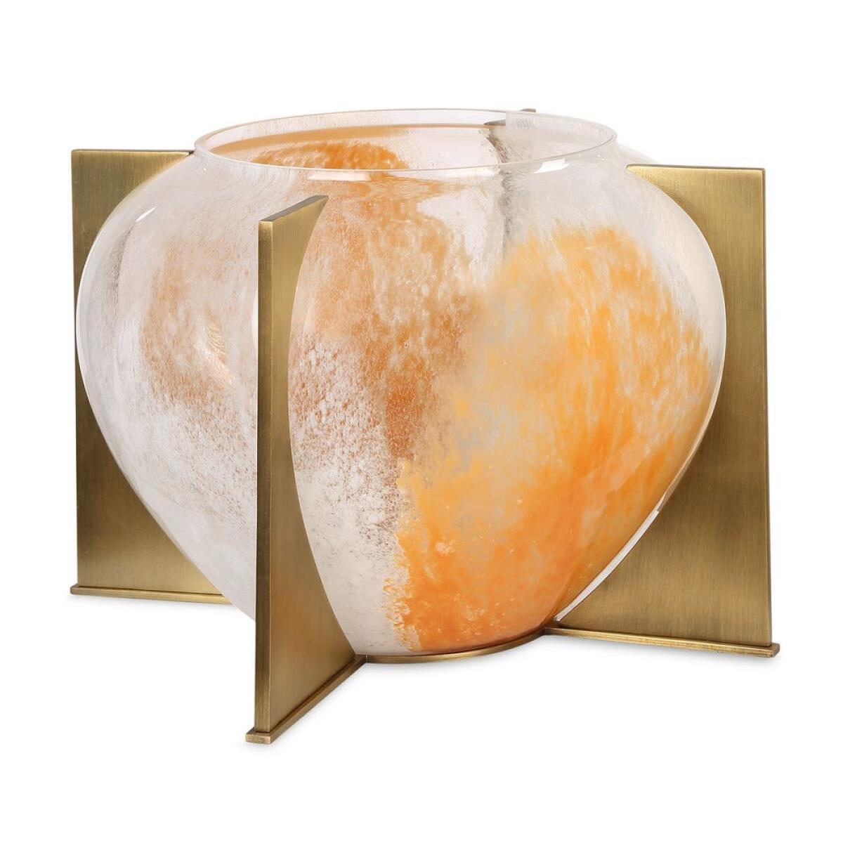 28f2b090437d5abfbdae382ce6ecca2b Amber Swirl, Vase - Image 1