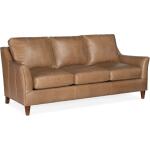 Delway Round Leather Ottoman Ottomans & Poufs Bassett Furniture 8