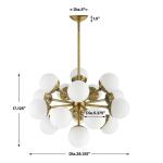 Droplet, 16 Lt Chandelier Lighting Lighting 33