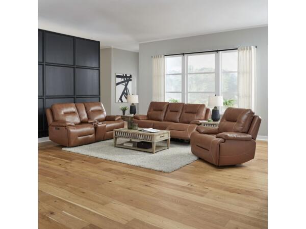 Cameron Sofa w/ Loveseat & Recliner Sofas Brown