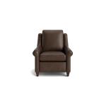 Magnificent Motion Leather Roll Arm Power Wall Recliner