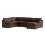 Carolina Leather Panel Arm U-Shaped Sectional - Image 4