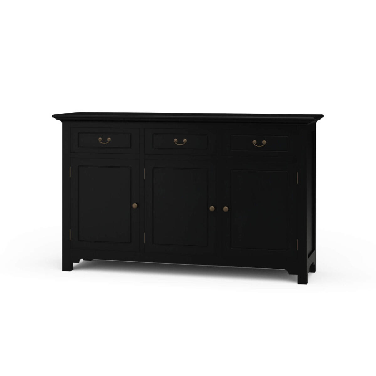 Aries Sideboard W/ 3 Doors Dining Storage Batavia Black 2 Aries Sideboard W/ 3 Doors Dining Storage Batavia Black 2