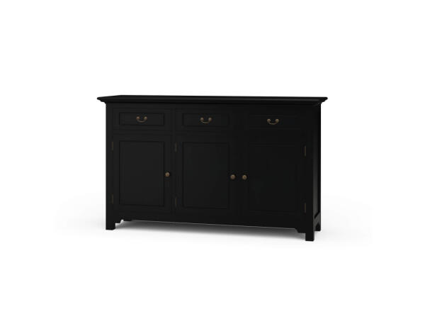 Aries Sideboard W/ 3 Doors Dining Storage Batavia Black