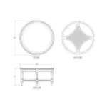 Montego Coffee Table Small - Image 9