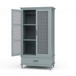 Jamison Wardrobe W/ Rattan Door