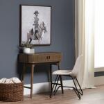 Chaplin 2 Door Brown Writing Desk - Image 6