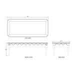 Chloe Rectangular Dining Table - Image 2