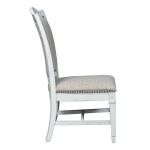 Abbey Park Upholstered Side Chair (RTA) Chairs & Benches Antique White & Weathered Brown 14