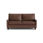 True Custom™ True Custom® Leather Track Arm Studio Sofa