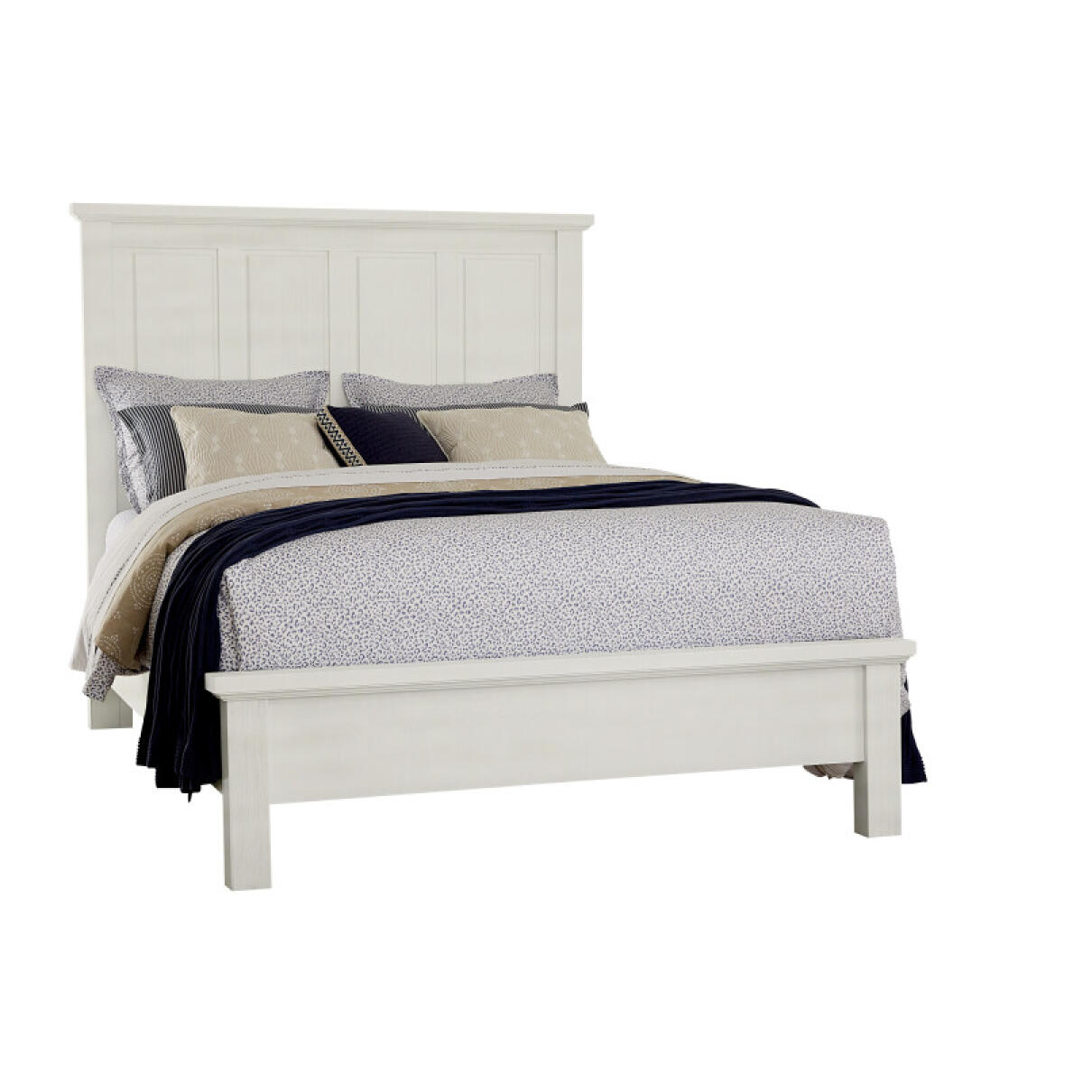 Maple Road Two-Tone Mansion Bed with Low Profile Footboard Beds Beds 2 Maple Road Two-Tone Mansion Bed with Low Profile Footboard Beds Beds 2