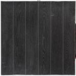 Glass Front Display Cabinet Dining Storage Barnwood Oak And Kettle Black 21