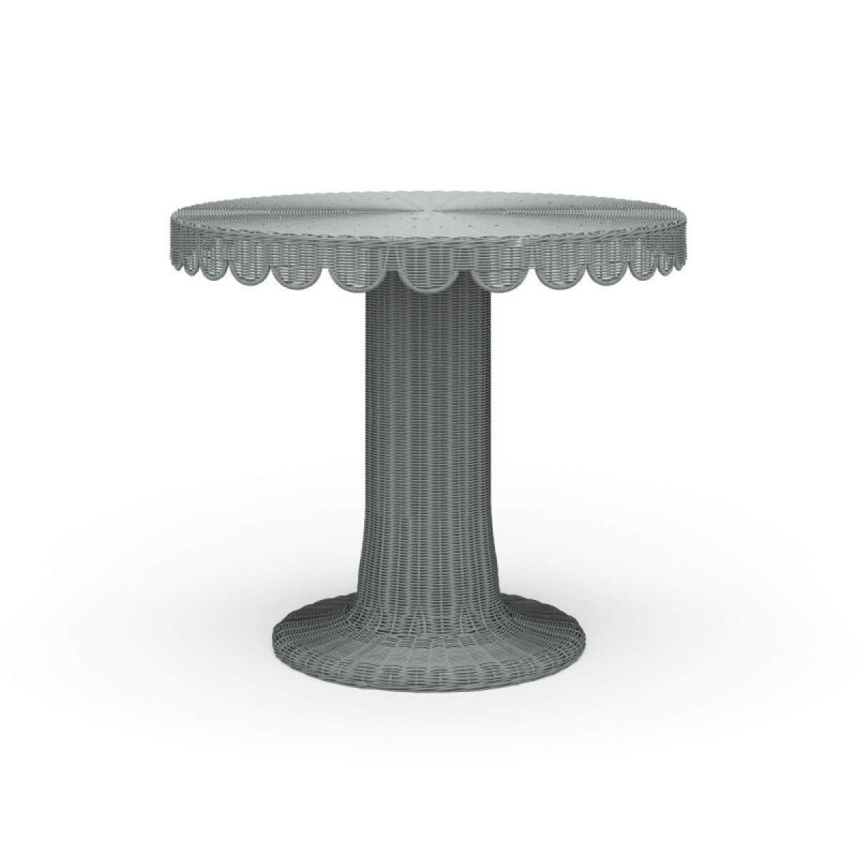 2a35088a44146694504ad5ecf4529803 Scalloped Round Bistro Table - Image 1