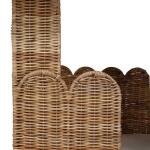 Scalloped Rattan Dog Bed - Image 9