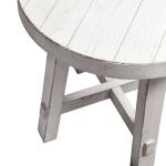 Modern Farmhouse Splay Leg Round End Table - Image 4