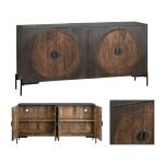 Sienna Four-Door Sideboard Dining Storage Brown 17