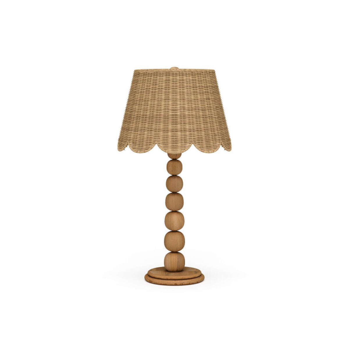2a9322b46b17e5119acd61a6e40f0261 Cholet Table Lamp W/ Scalloped Shade - Image 1