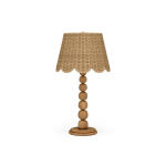 Cholet Table Lamp W/ Scalloped Shade