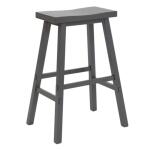 Creations 30 Inch Sawhorse Stool- Gray Barstools Barstools 10