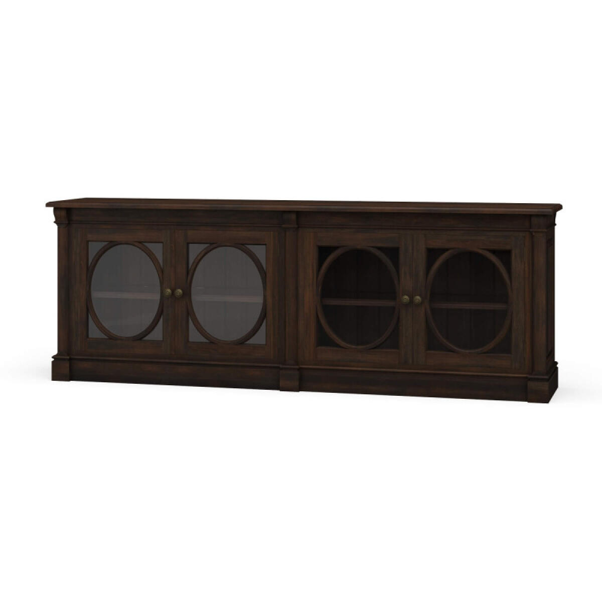 2a97ffc6b2f9fae17d1405573253883f Fiona 4 Door Buffet W/ Glass Shelves - Image 1