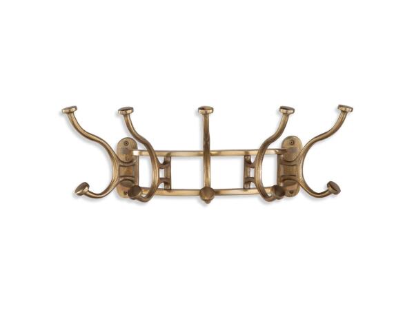 Starling Wall Mounted Coat Rack Wall Decor Gold