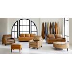 True Custom™ True Custom® Leather Track Arm Chair and a Half - Image 3