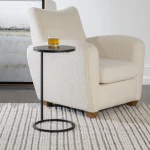 Brunei Accent Table, Nickel - Image 3