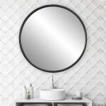 Dawsyn Round Mirror Mirrors Black 17