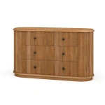 Kraton 3 Drawer Oval Dresser