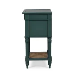 Montego Square End Table W/ Drawer & Rattan Door - Image 6