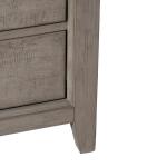 Ivy Hollow 3 Drawer Night Stand w/ Charging Station Nightstands Brown 29