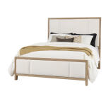 Crafted Cherry By Ben & Erin Napier King Upholstered Bed-white Fab
