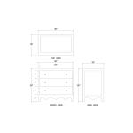 Chloe Small Dresser W/ Rafia Dressers Bramble 21