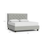 Manhattan Tufted Upholstered Bed - Image 5