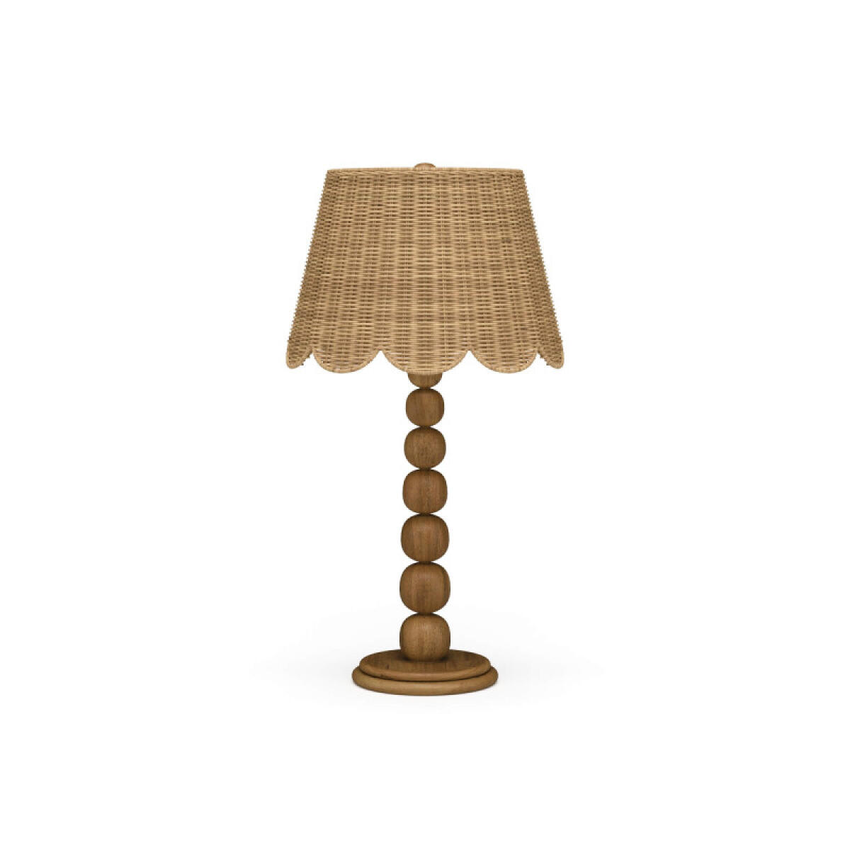 2bd61a2c64be270f8394868653c6ee1b Cholet Table Lamp W/ Scalloped Shade - Image 1
