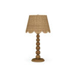 Cholet Table Lamp W/ Scalloped Shade