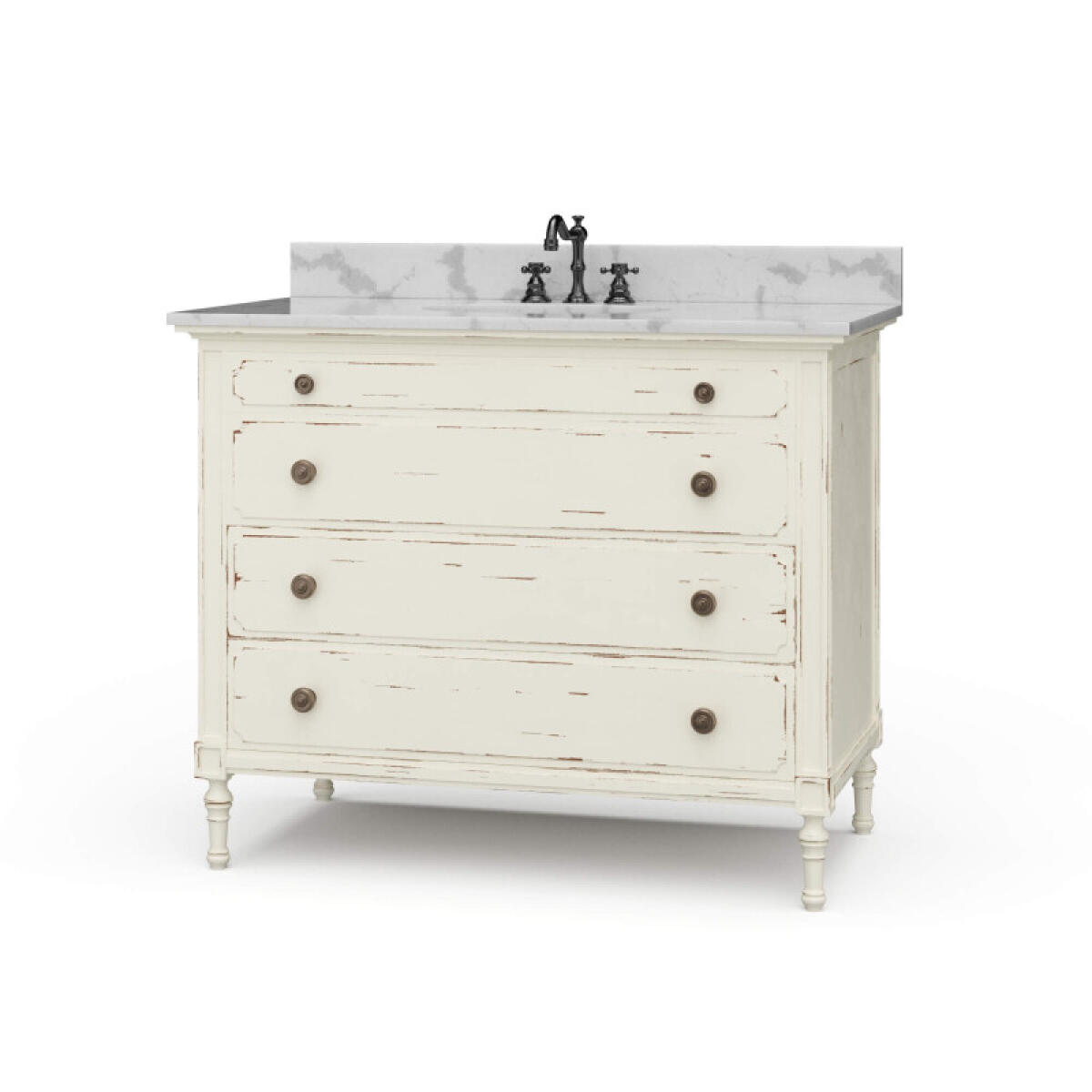 2bfee88771c6b95727154b713aa3add1 Carrington Single Vanity W/ Sink & Marble Top - Image 1