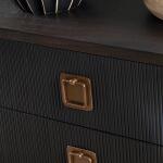 Worthington Three-Drawer Chest Chests Black 18